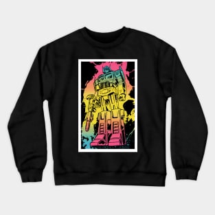 Optimus Long Gradient Poster Crewneck Sweatshirt